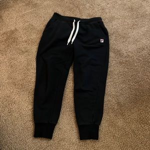 Black Fila Sweatpants